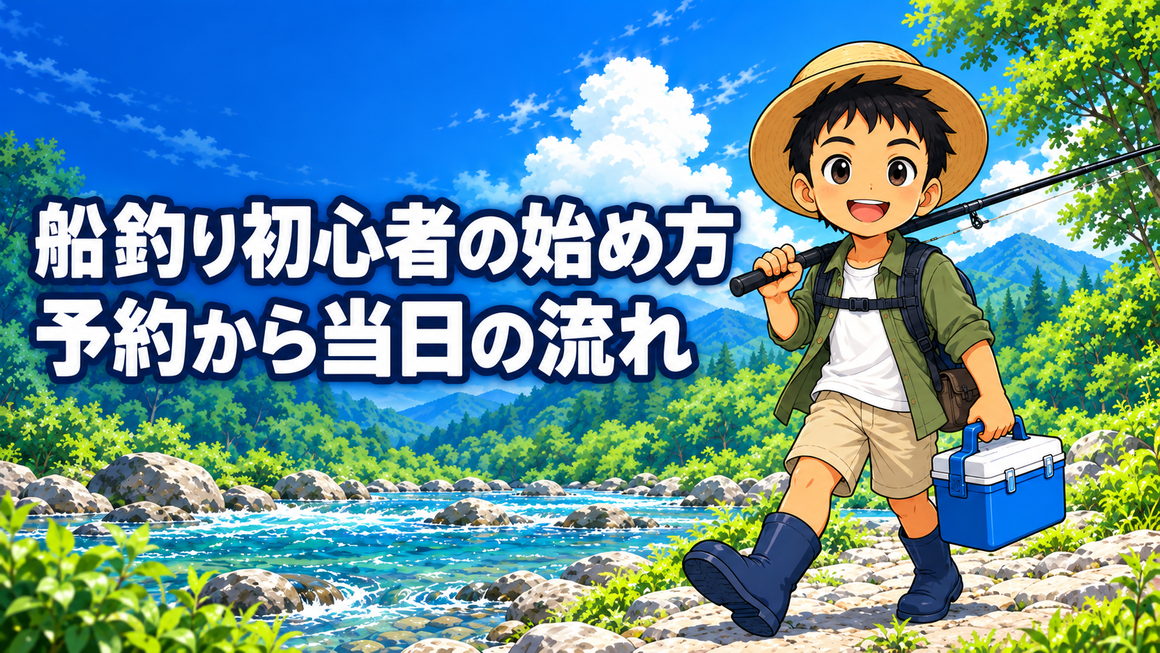 船釣り 初心者向け｜予約から当日の流れ・必要な持ち物を解説