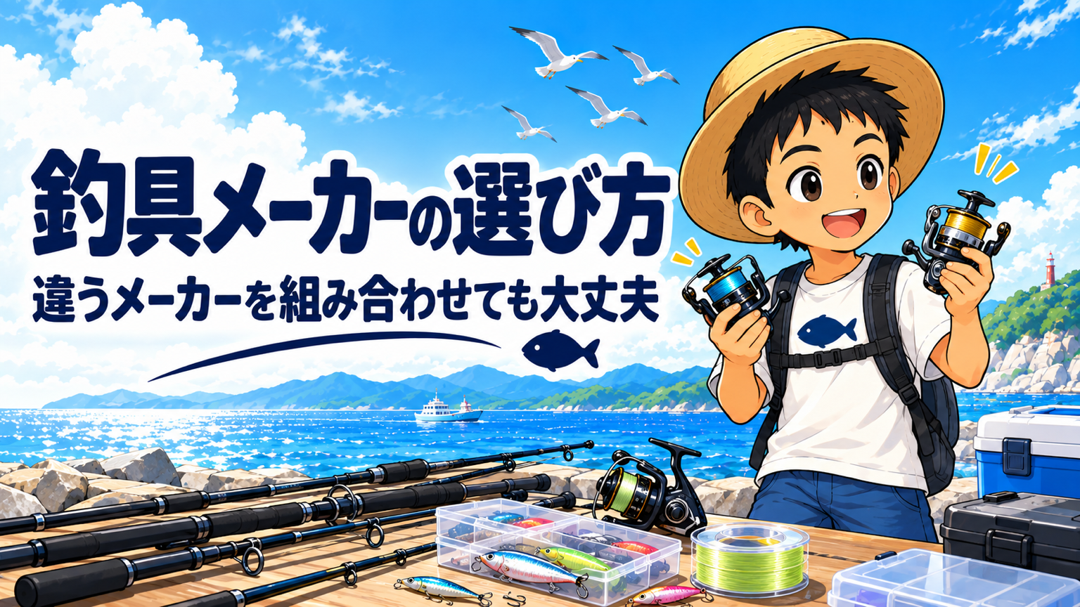 釣具メーカーはどこがいい？ダイワとシマノを混ぜても大丈夫