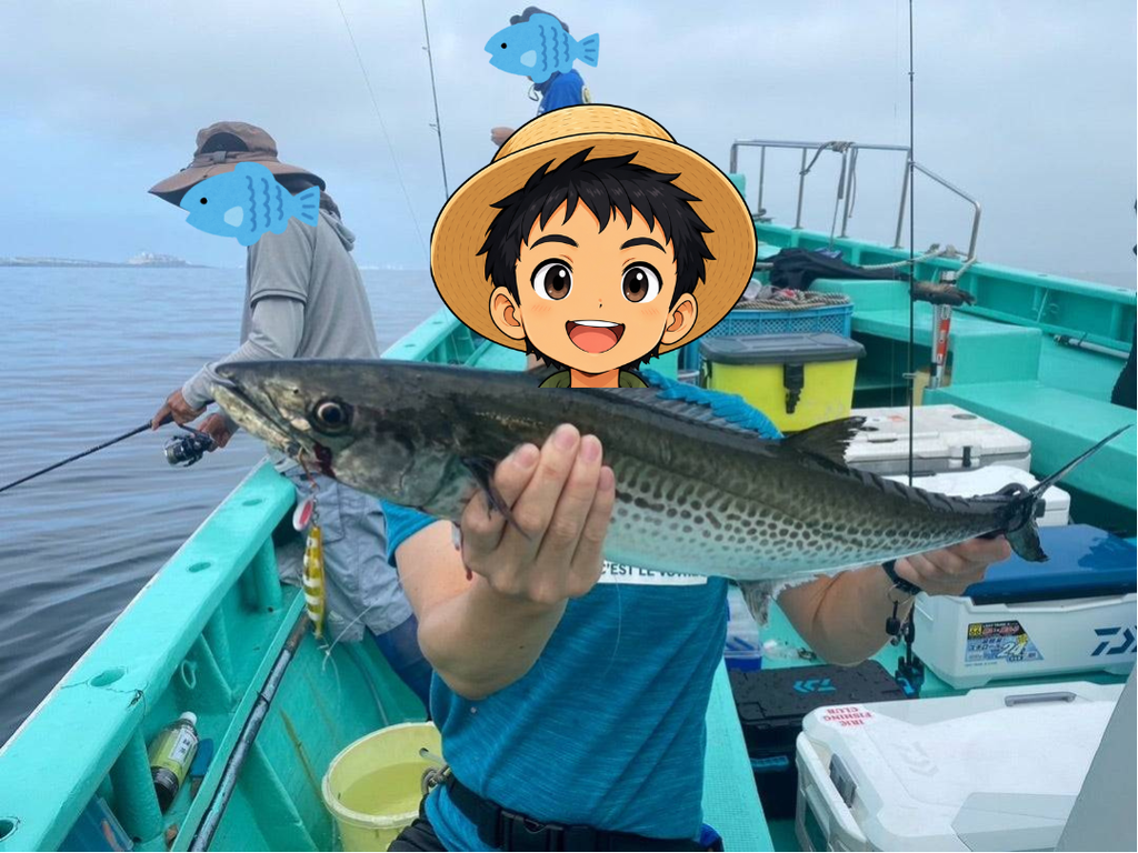 船のサワラ釣りで使用するタックルとルアー